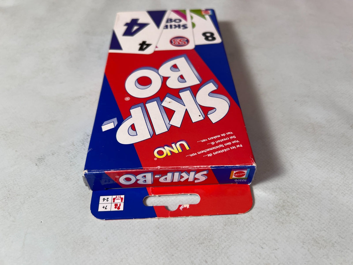 Skip Bo Kartenspiel Mattel blau rote Ausgabe 2003  - vollständig - Ansicht 6