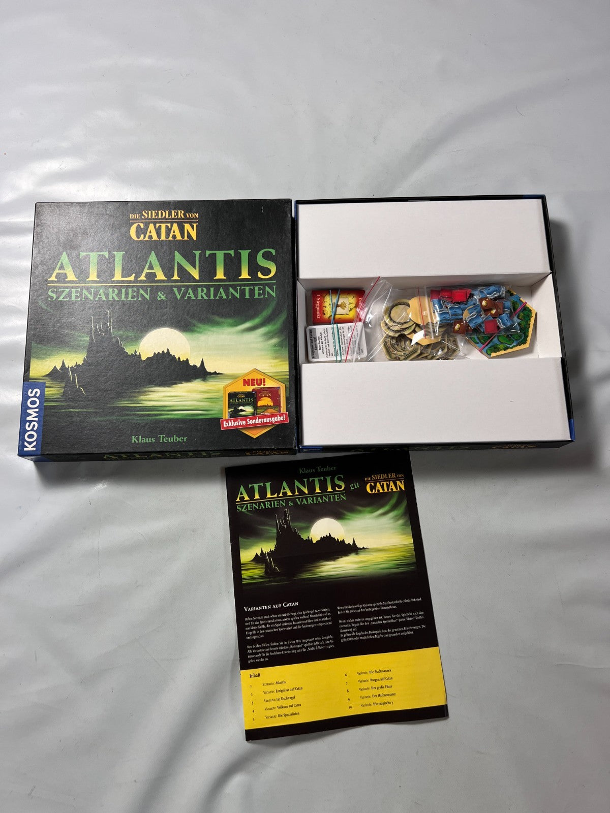Die Siedler von Catan Atlantis Szenarien und Varianten Kosmos  Vollständig - Ansicht 2