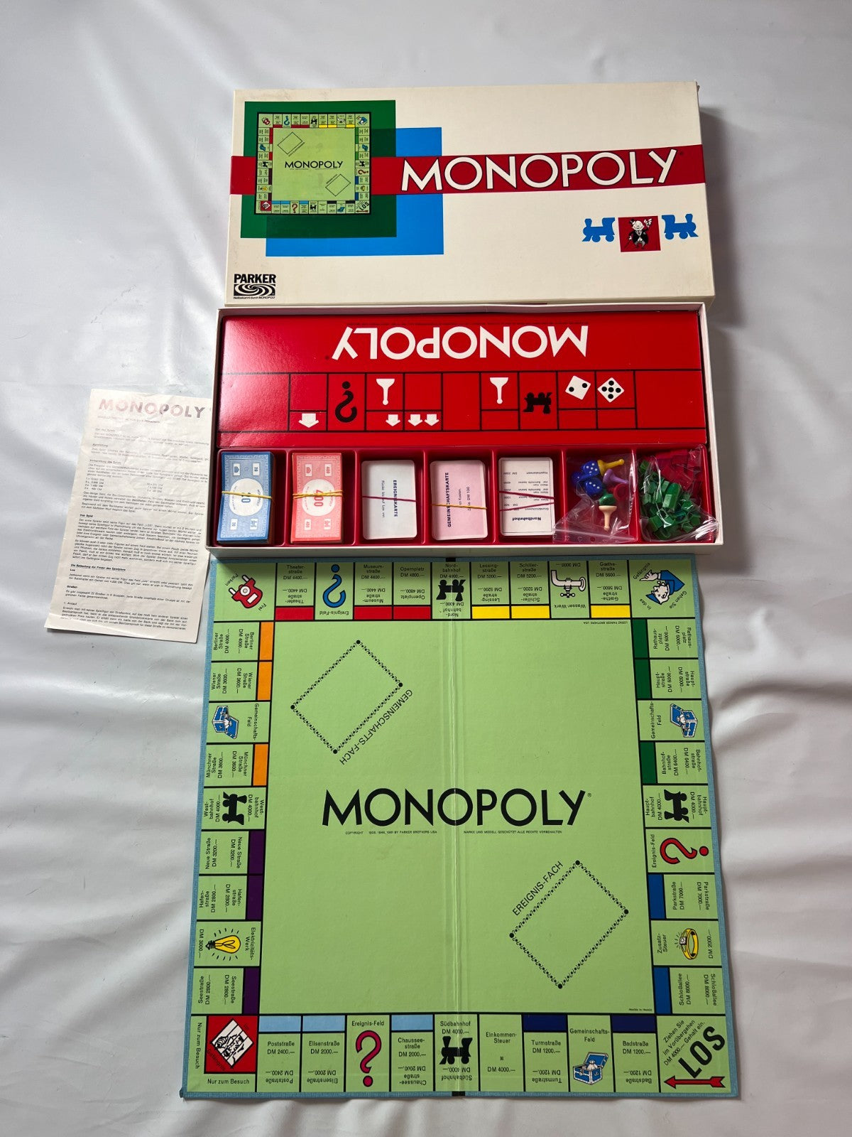 Monopoly DM Parker Spiel Brettspiel Retro 601 1009  Vollständig - Ansicht 2
