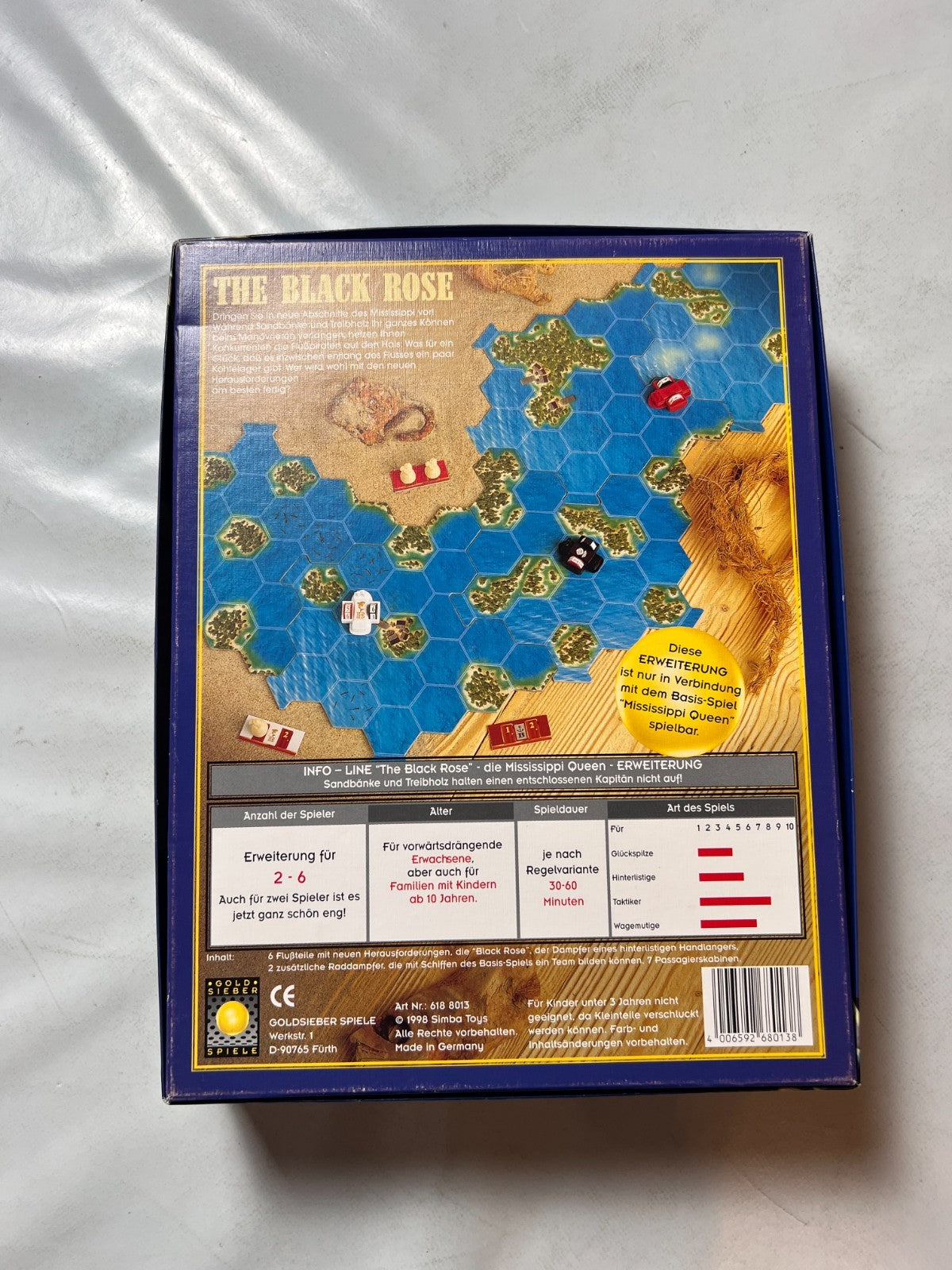 Mississippi Queen The Black Rose Erweiterung Goldsieber Spiele  Vollständig - Ansicht 9