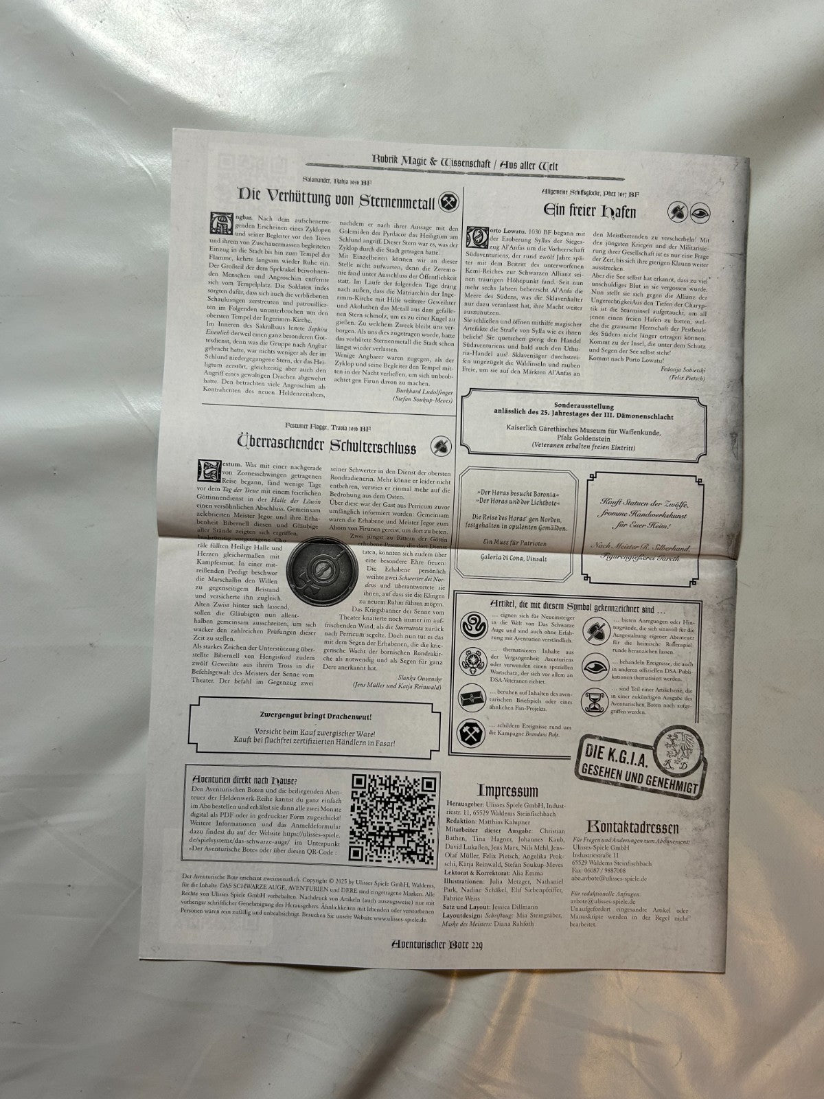 Detailfoto 6 – SKU A11840 – Rollenspiel-Buch gebraucht bei Brettspielimperium