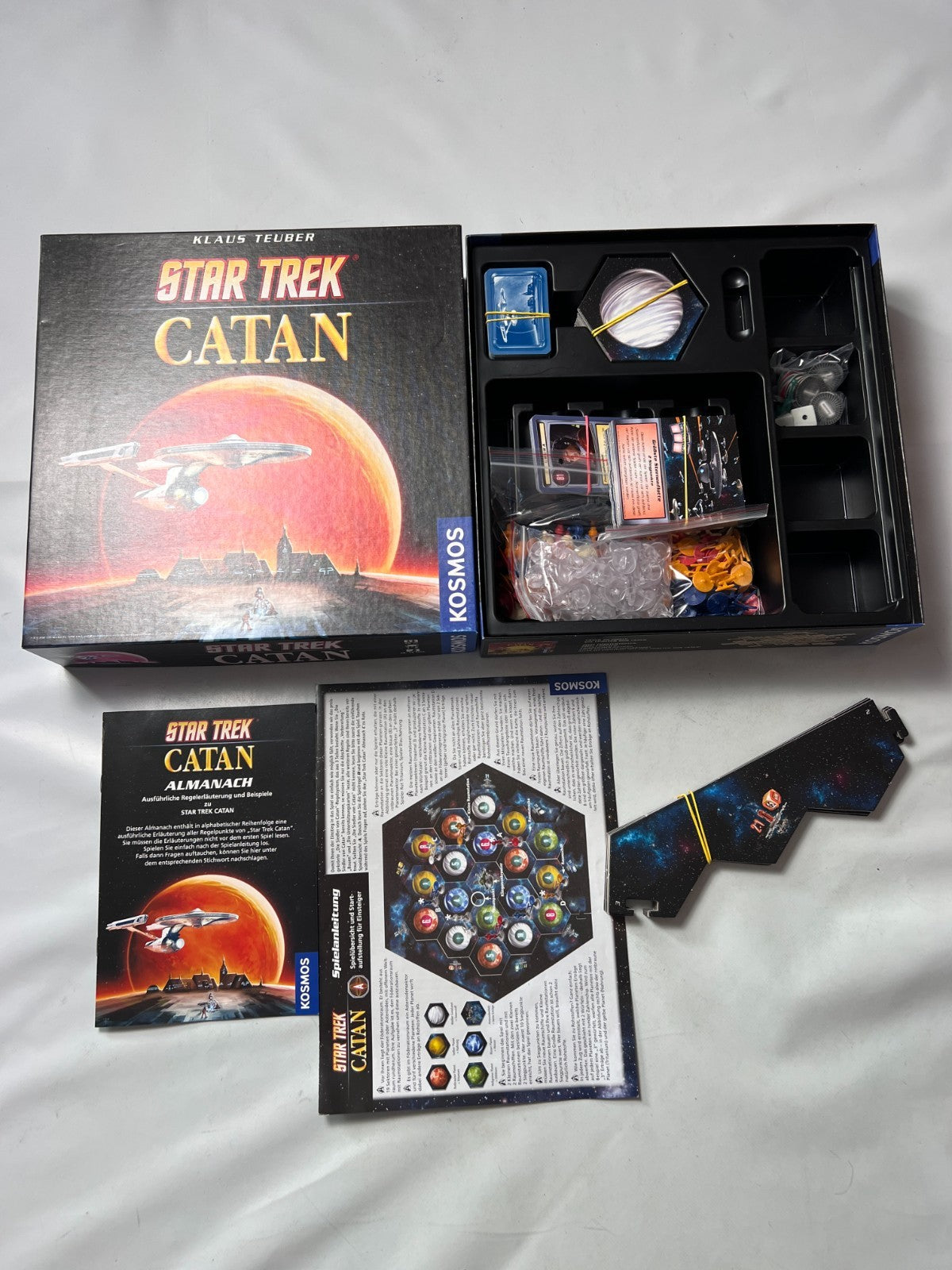 Star Trek Catan Kosmos Brettspiel Gesellschaftsspiel  Vollständig - Ansicht 2