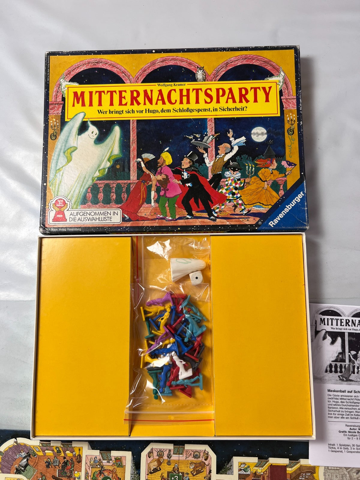 Gesellschaftsspiel - Mitternachtsparty - Ravensburger 1989 - Vollständig - Ansicht 3