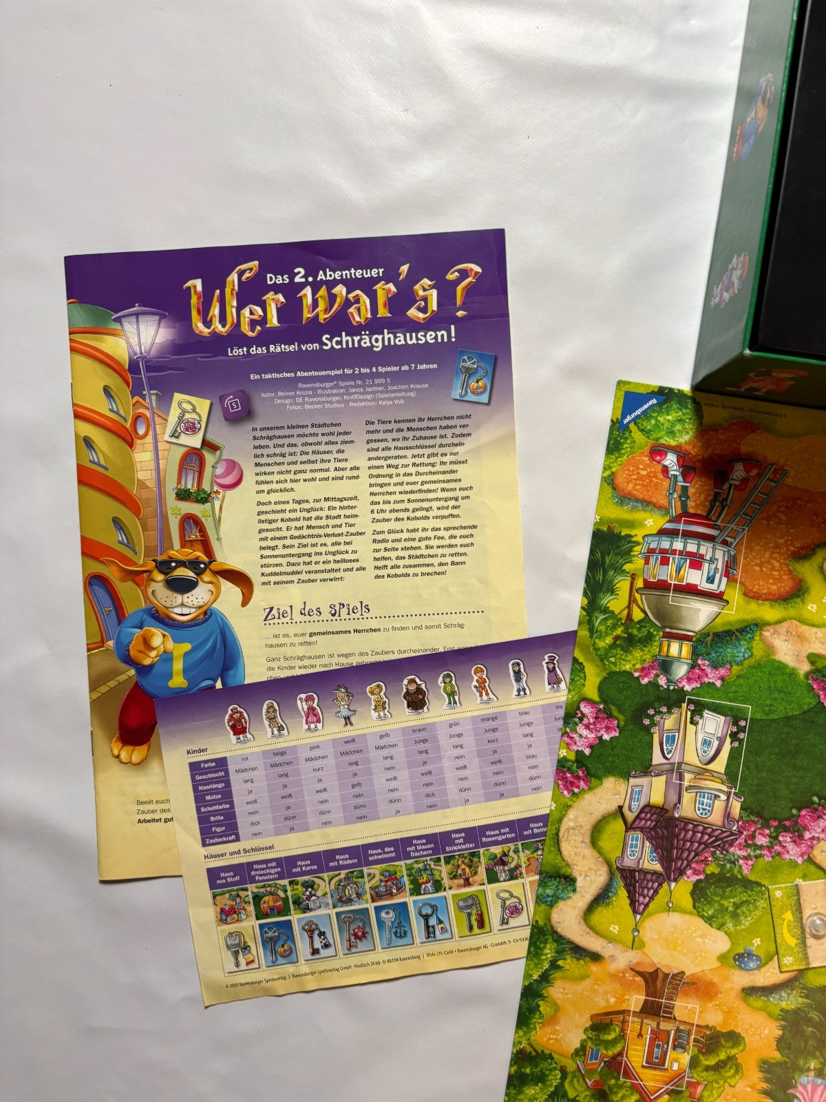 Wer wars 2 Abenteuer Ravensburger Brettspiel Spiel - Vollständig - Ansicht 9