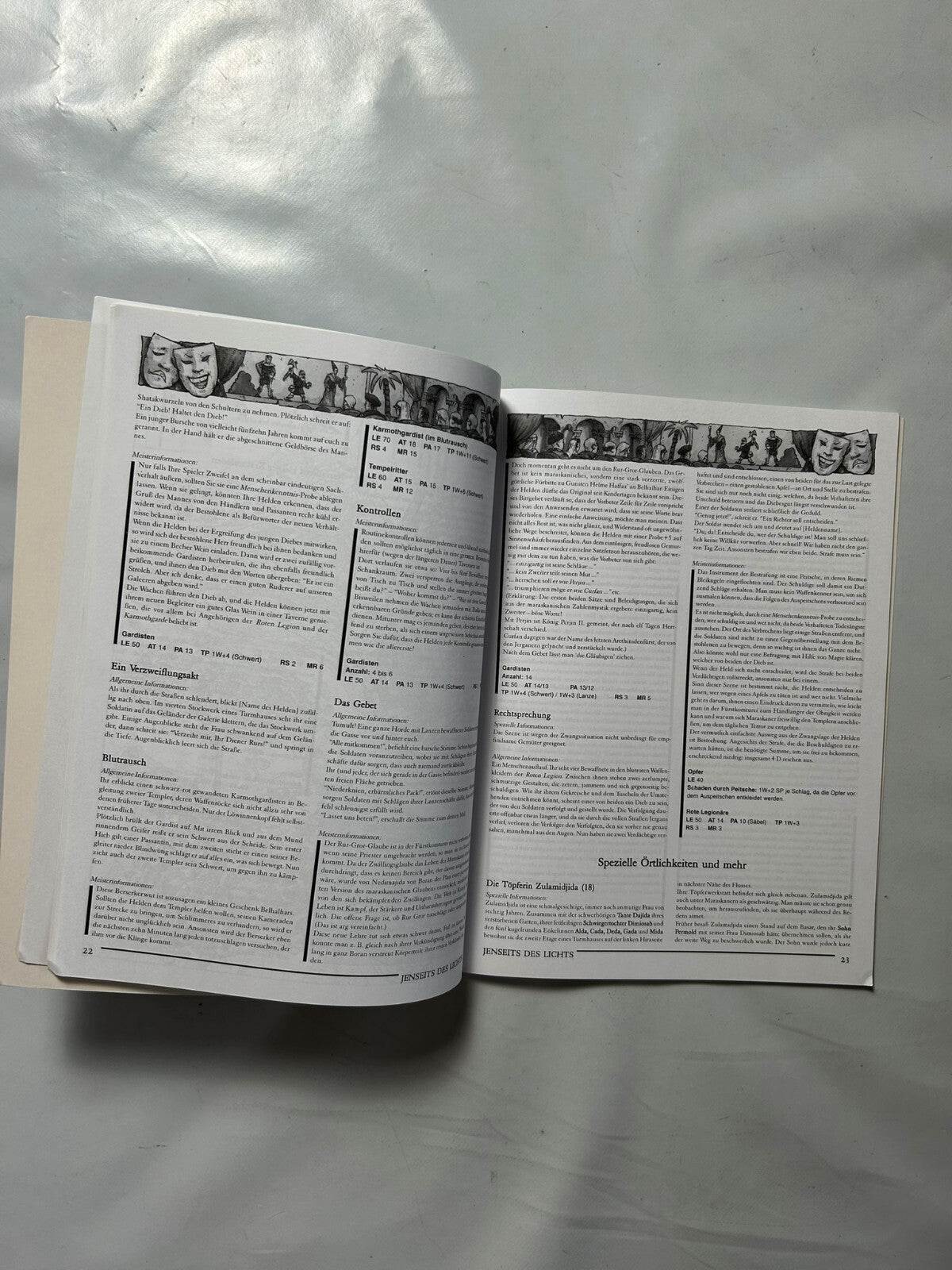 Detailfoto 4 – SKU A8722 – Rollenspiel-Buch gebraucht bei Brettspielimperium