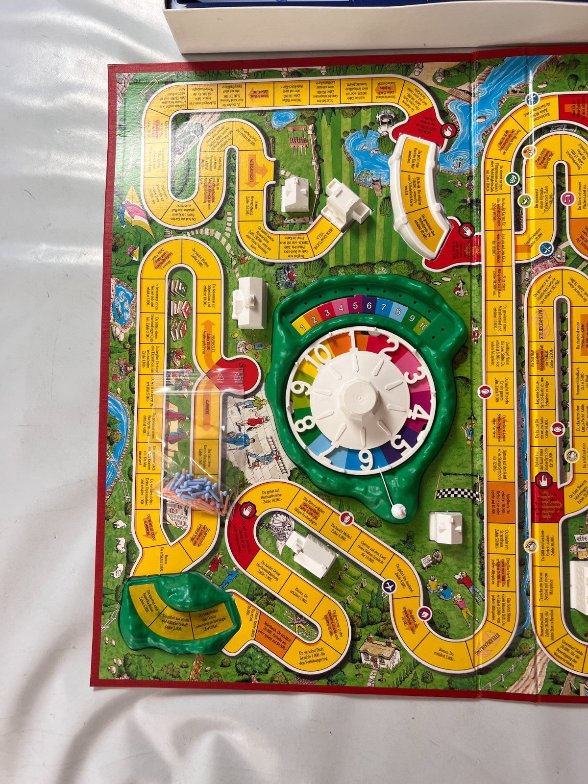 MB Spiele, Spiel des Lebens, 100 Jahre Edition, Vintage 1992, vollständig - Ansicht 3