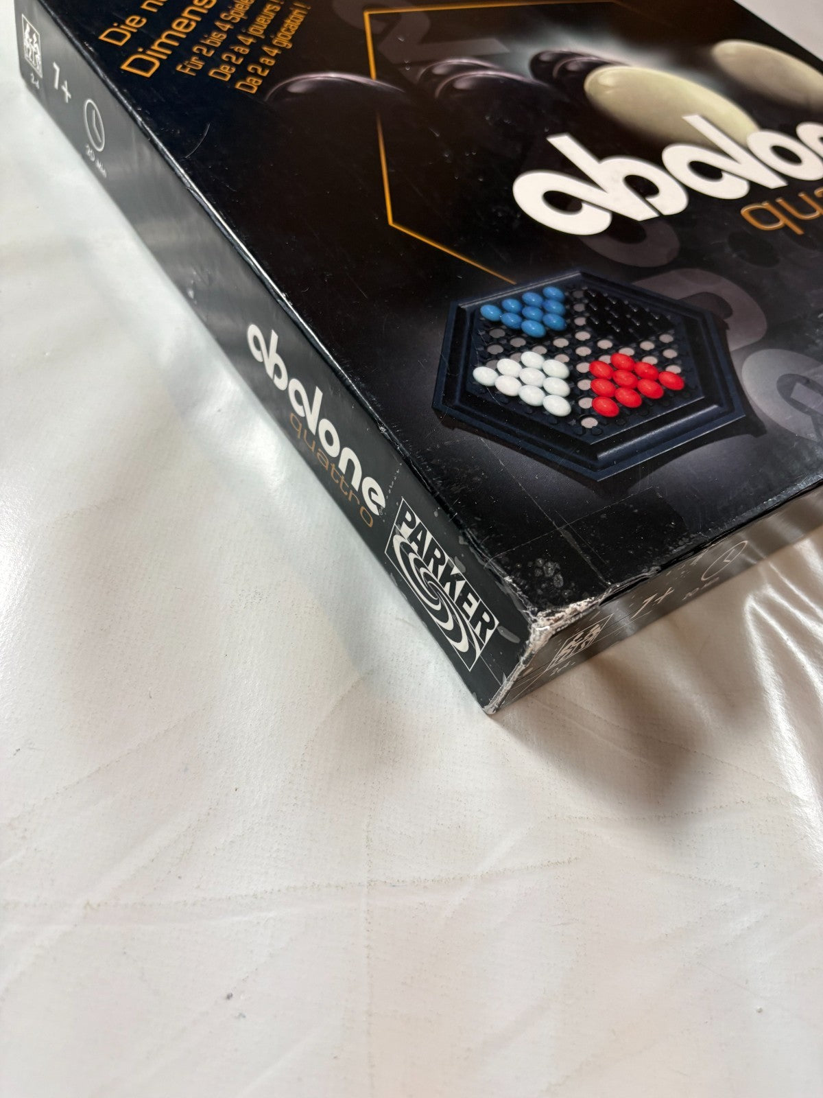Abalone Quattro Spiel Gesellschaftsspiel Brettspiel Parker 2004  Vollständig - Ansicht 7