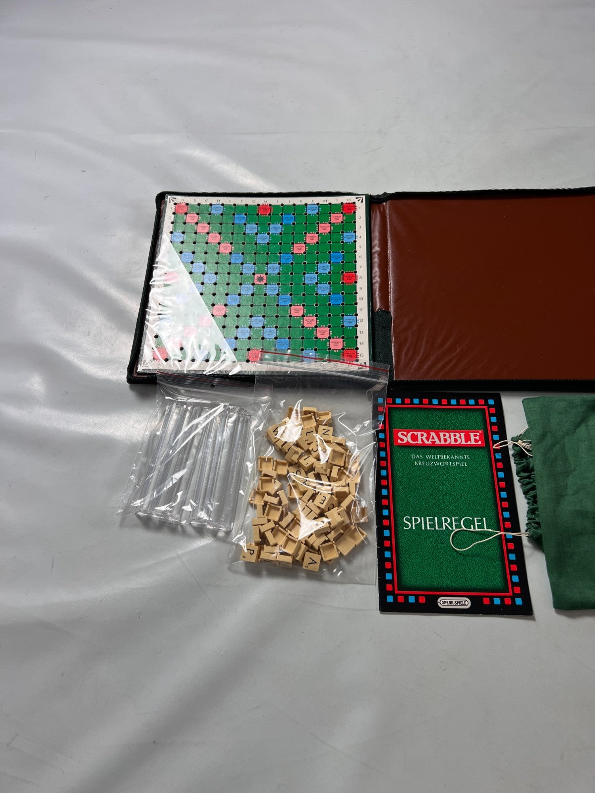 Scrabble Reise  Kunstleder Mappe Mattel  Vollständig - Ansicht 3