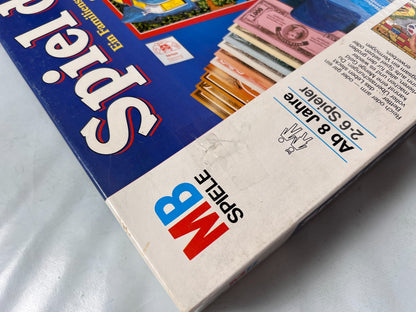 Spiel des Lebens MB 1984 Spiel blaue Ausgabe Brettspiel 2 Fahnen Vollständig - Ansicht 10