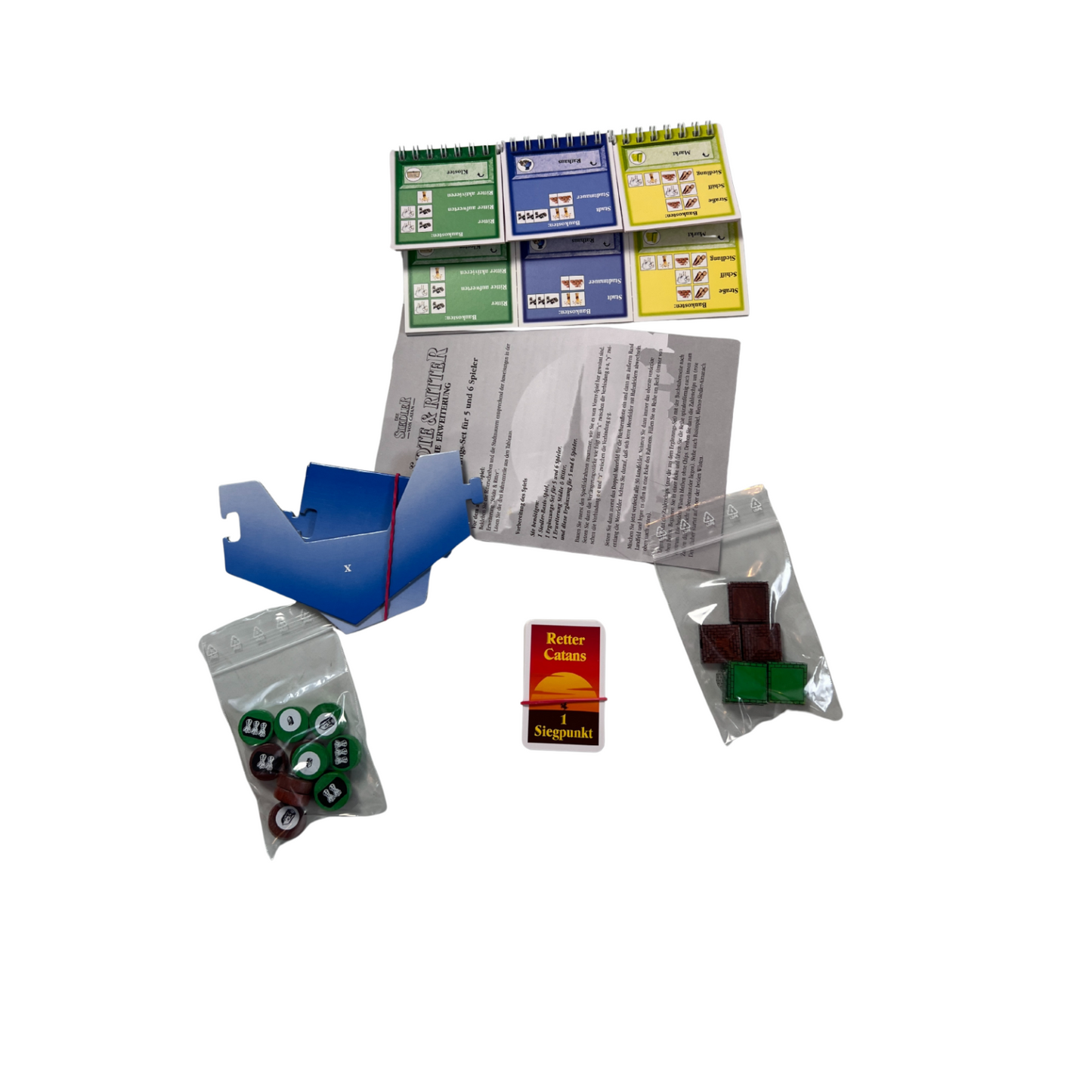 Siedler von Catan Städte und Ritter 5+6 Spieler Erweiterung Holz  ohne OVP - Ansicht 1