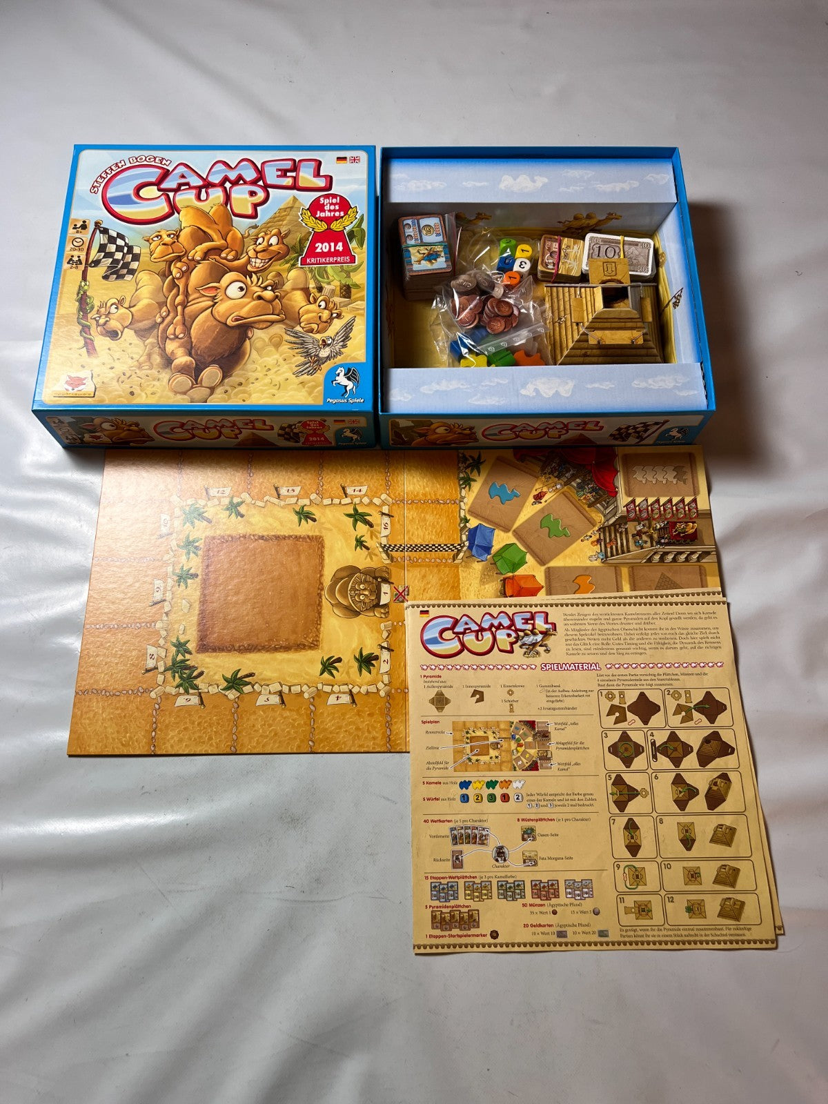 Pegasus Camel Up Gesellschaftsspiel  Camel Cup  Vollständig - Ansicht 2