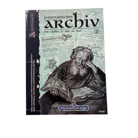 DSA 4 Das schwarze Auge Aventurisches Archiv Die Jahre 17 bis 20 Hal 10281 Heft - Ansicht 1