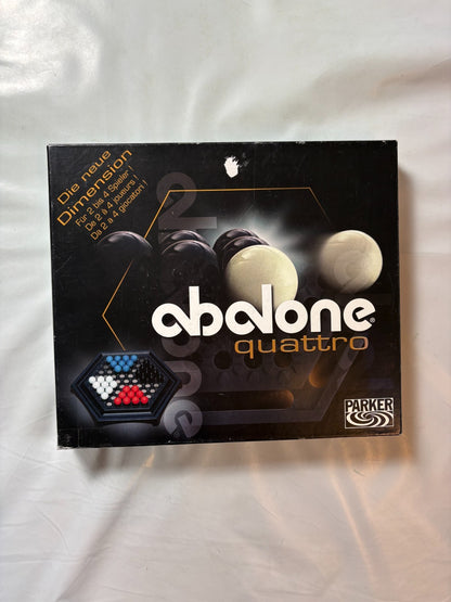 Abalone Quattro Spiel Gesellschaftsspiel Brettspiel Parker 2004  Vollständig - Ansicht 2