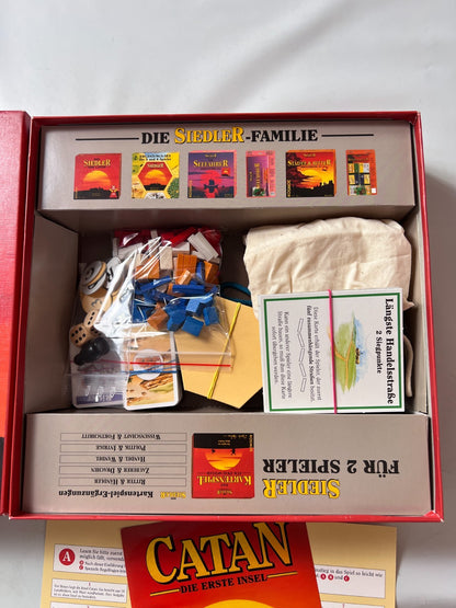 Brettspiel Die Siedler von Catan  Kosmos 1995  Holz  vollständig - Ansicht 3