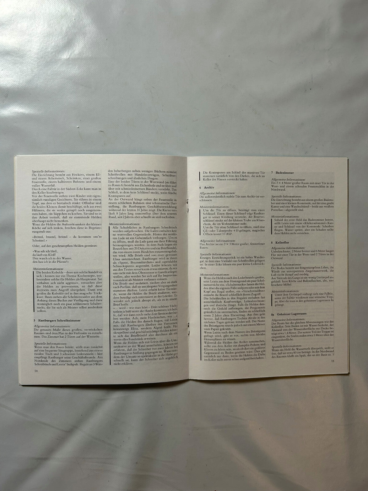 Detailfoto 6 – SKU A8037 – Rollenspiel-Buch gebraucht bei Brettspielimperium