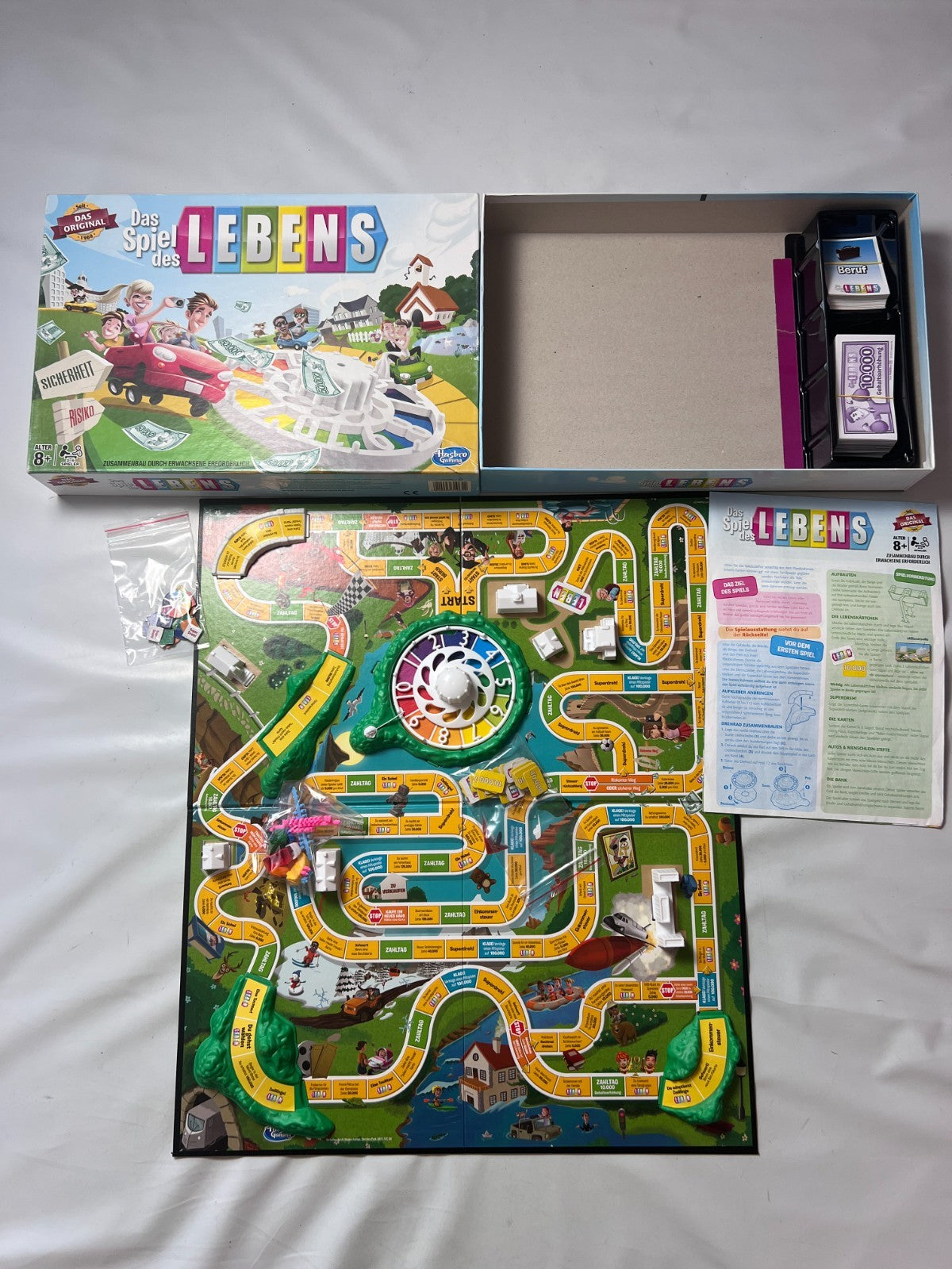Das Spiel des Lebens Original Hasbro 2015 Brettspiel  Vollständig - Ansicht 2
