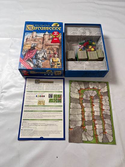 Carcassonne Hans im Glück2001 Altes Layout Legespiel Gesellschafts - Vollständig - Ansicht 3