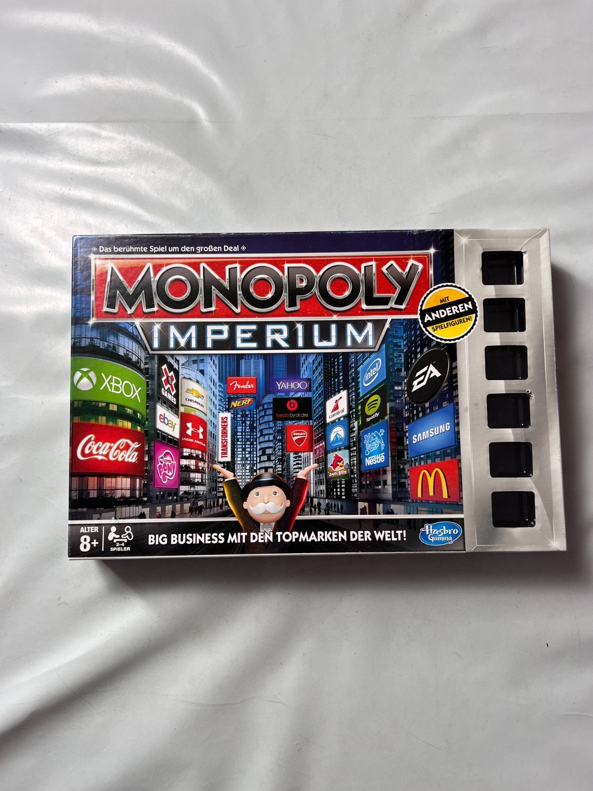 Spiel Monopoly Imperium silber Topmarken DER WELT Hasbro vollständig - Ansicht 4