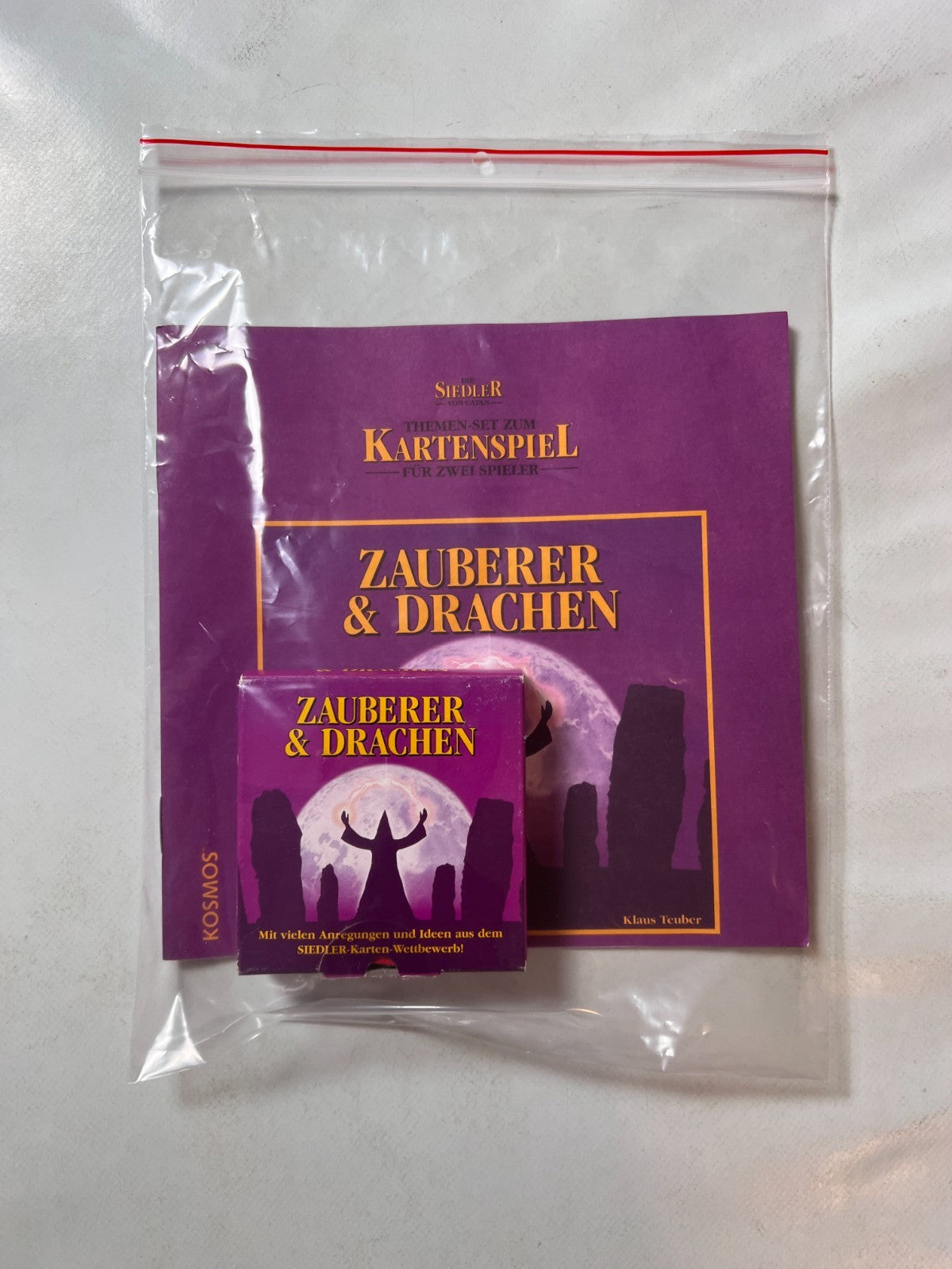 Zauberer & Drachen Themen Set Kartenspiel Siedler Von Catan Kosmos  Unbespielt - Ansicht 4