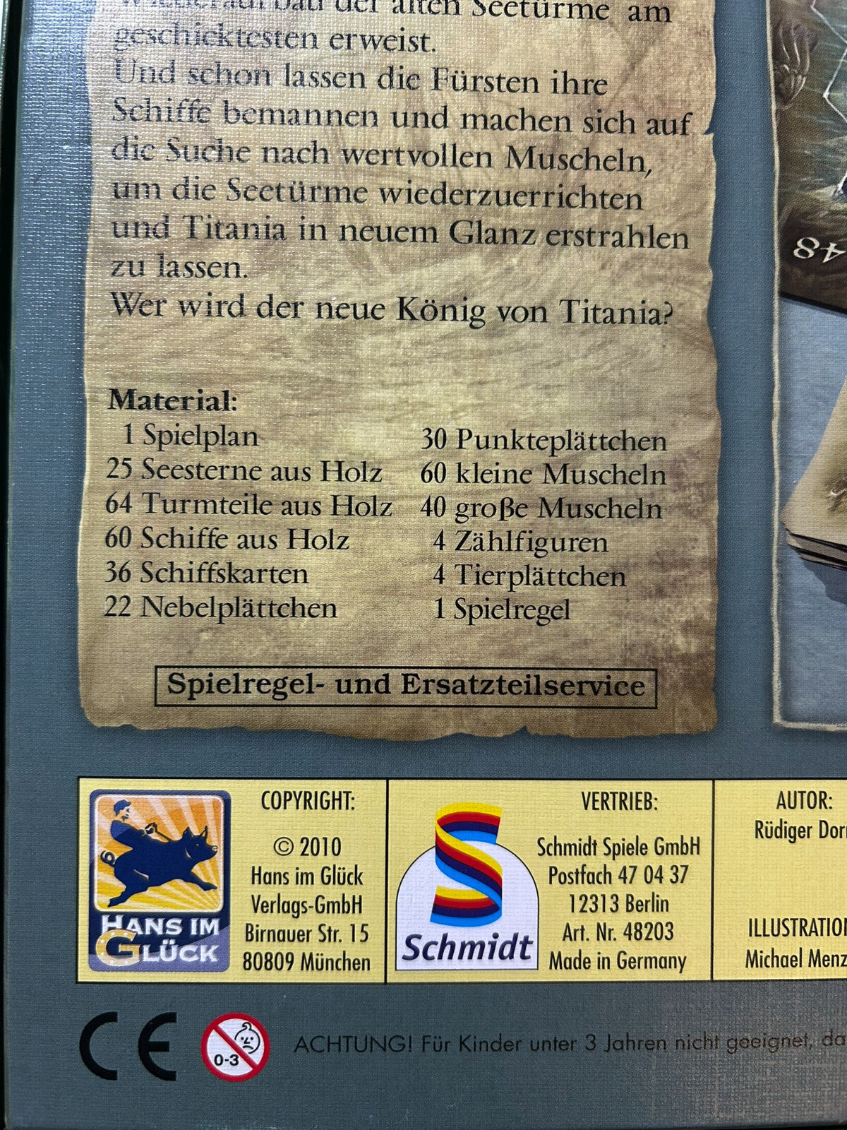 Detailfoto 10 – SKU A7452 – Gesellschaftsspiel gebraucht bei Brettspielimperium