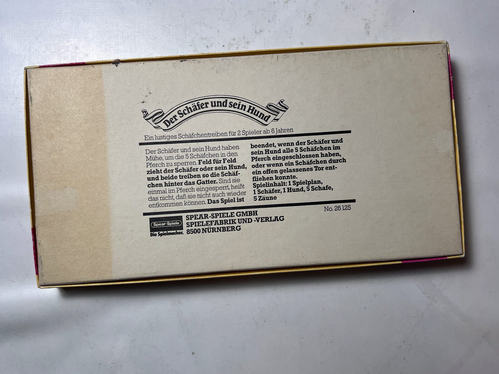 Detailfoto 2 – SKU A6644 – Gesellschaftsspiel gebraucht bei Brettspielimperium