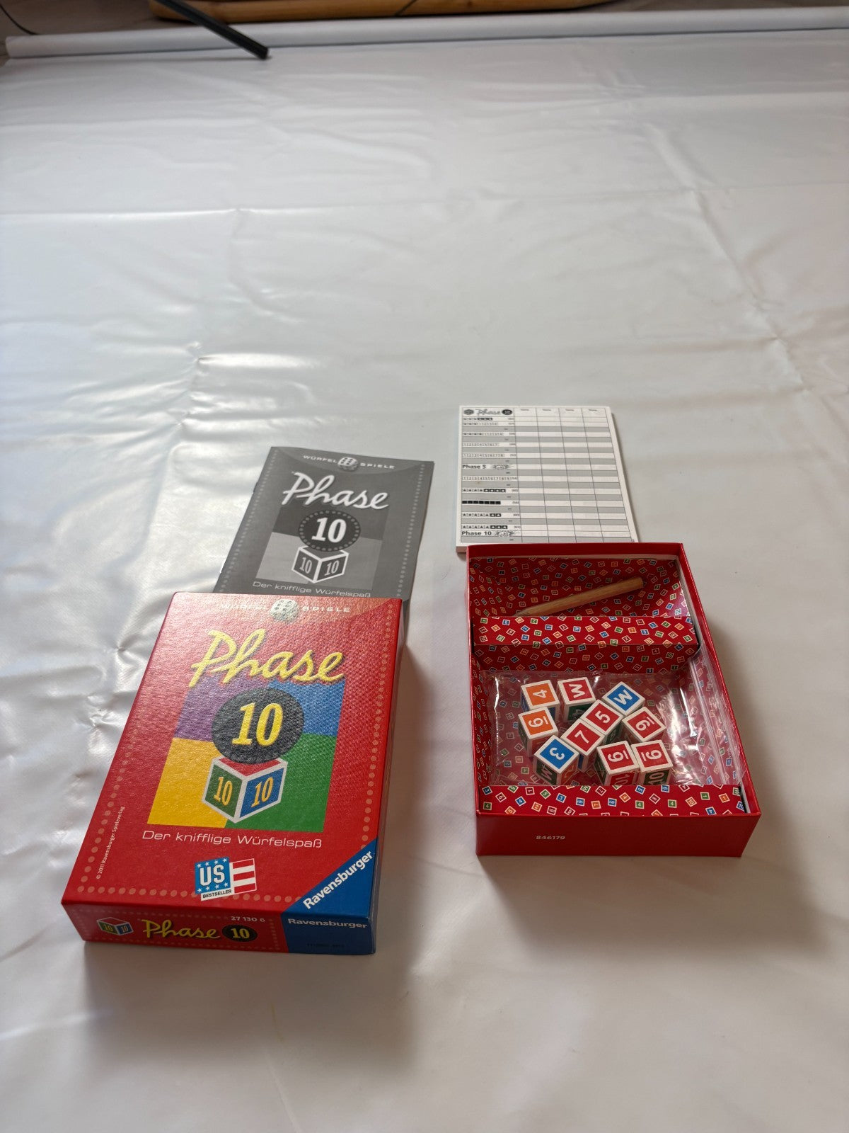 Phase 10 Würfelspiel Spiel Ravensburger Alte Version 2007 - Vollständig - Ansicht 8
