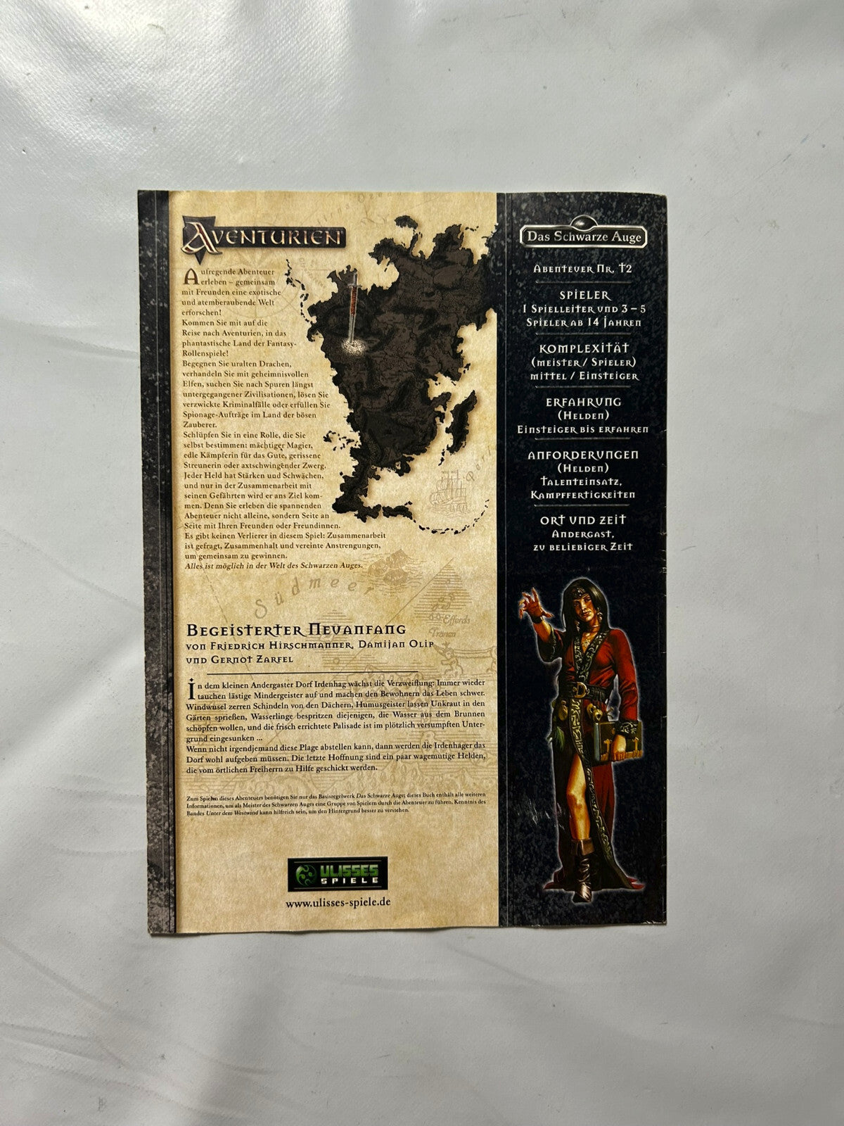 Detailfoto 6 – SKU A8755 – Rollenspiel-Buch gebraucht bei Brettspielimperium