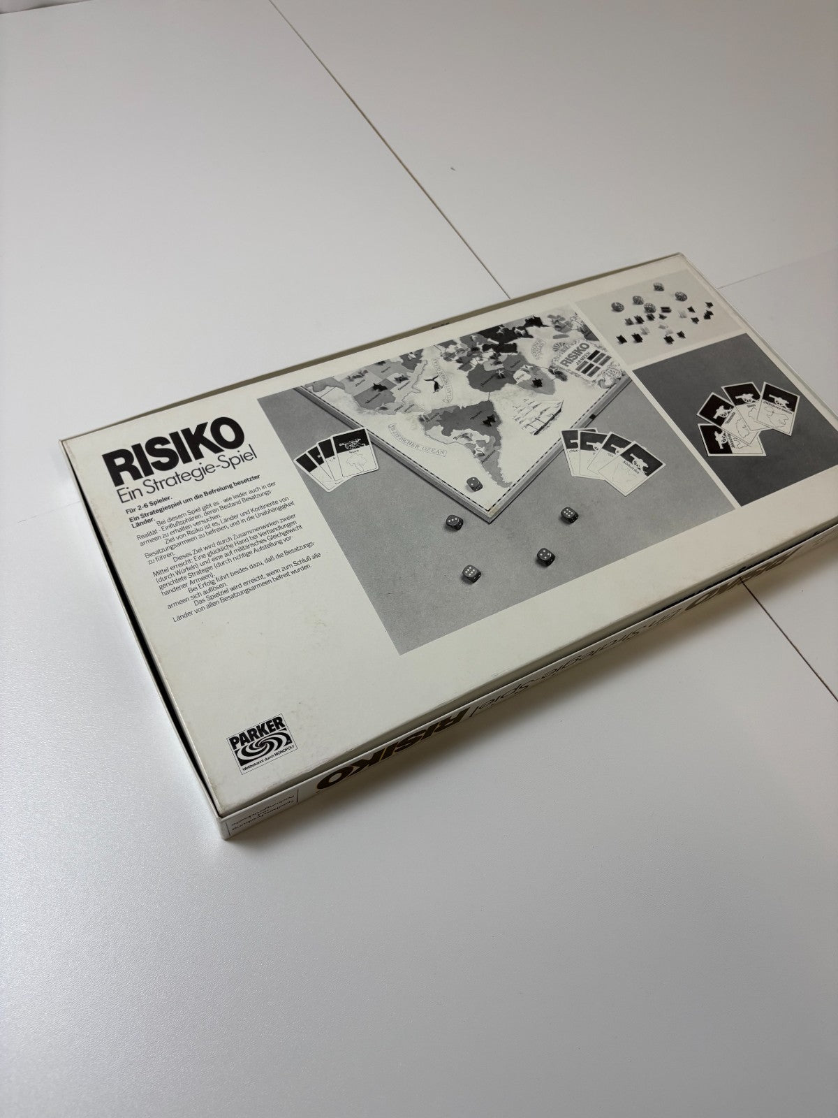 Risiko - Strategiespiel weiß Parker 1982 - Vollständig - Ansicht 16