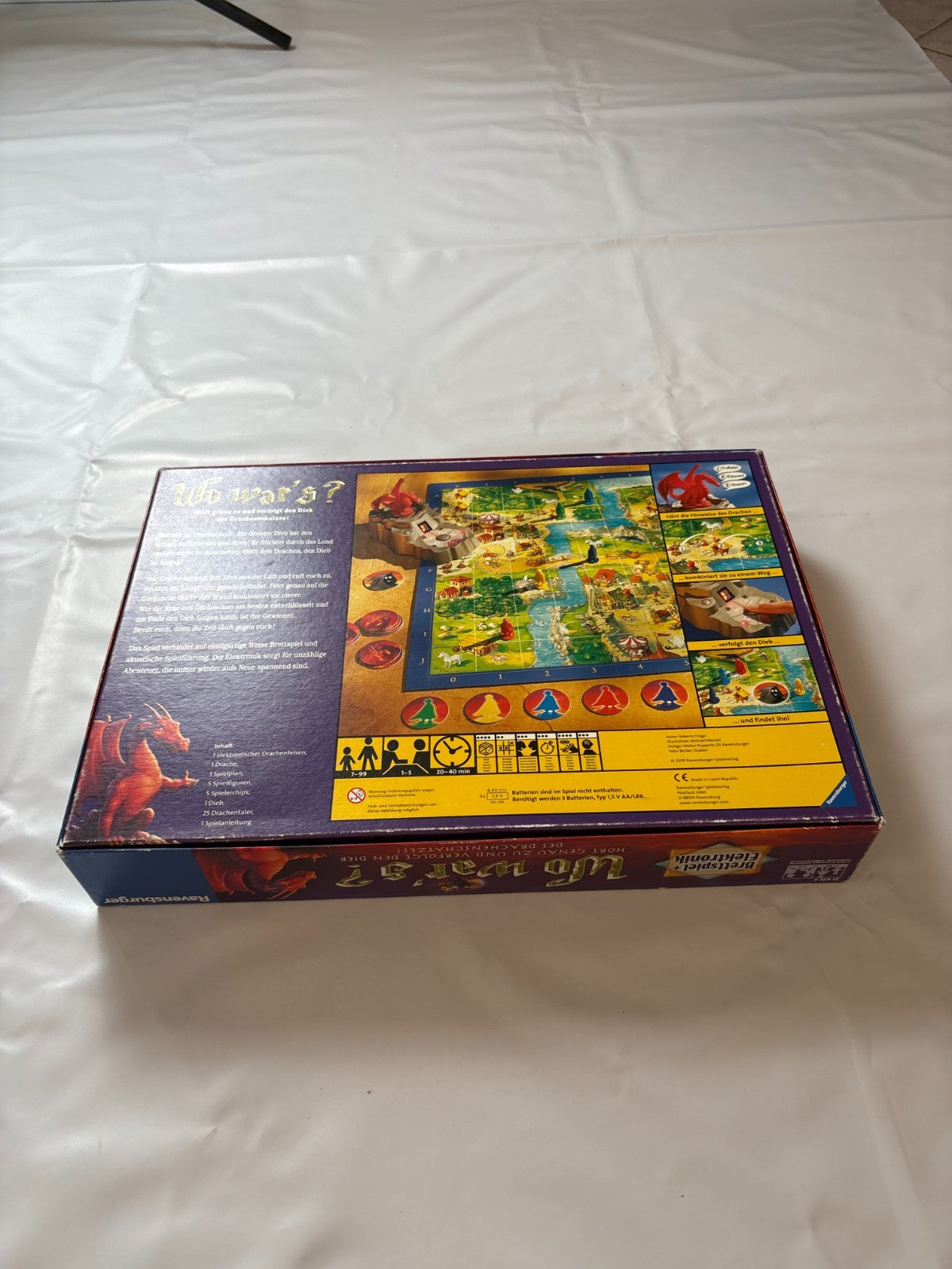 Brettspiel - Wo Wars - verfolgt den Dieb - Ravensburger 2009 - Vollständig - Ansicht 12