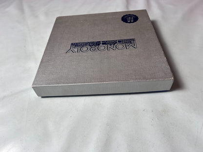 Monopoly Brettspiel Spiele Schmidt silber Vintage alt 60er Holz  Vollständig - Ansicht 6