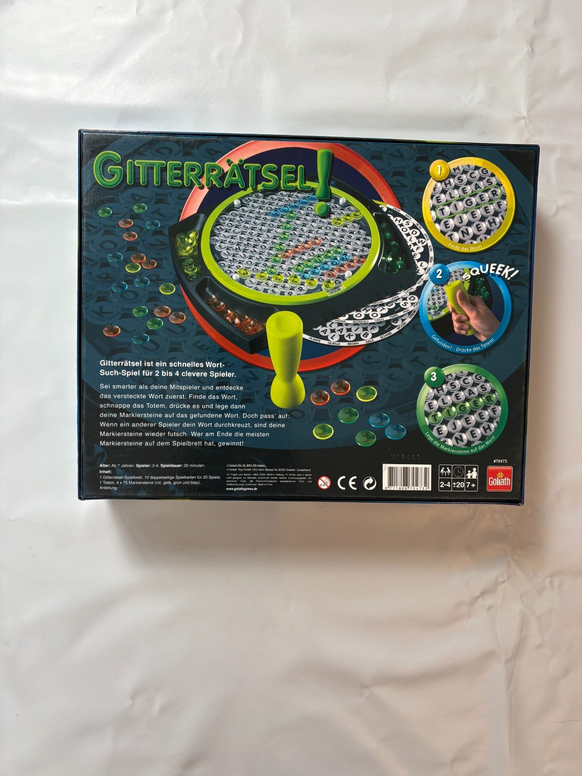 Gitterrätsel Goliath 70473 Brettspiel Gesellschaftsspiel - Vollständig - Ansicht 9