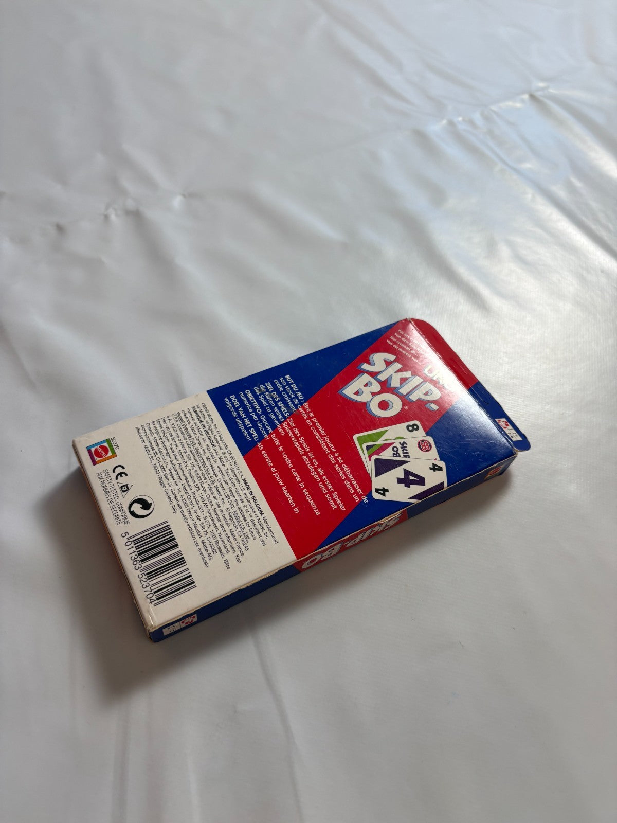 Skip Bo Kartenspiel Mattel blau rote Ausgabe 2003  - vollständig - Ansicht 8