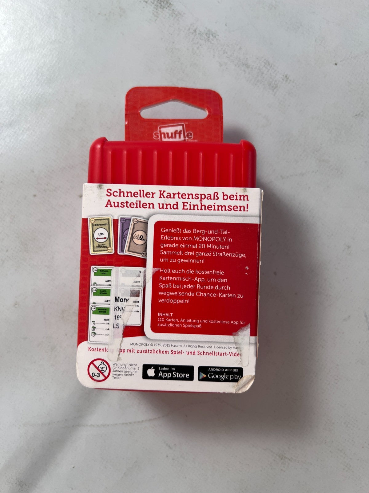 Detailfoto 2 – SKU A10709 – Kartenspiel gebraucht bei Brettspielimperium