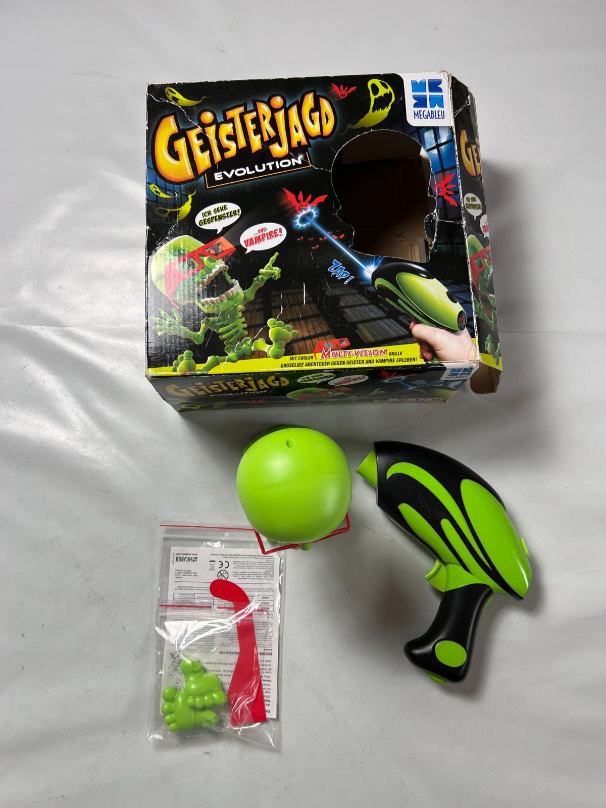 Geisterjagd Evolution MegaBleu Spiel  Funktionsfähig  Vollständig - Ansicht 3
