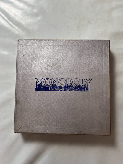 Monopoly Brettspiel Spiele Schmidt silber Vintage alt 60er Holz - Vollständig - Ansicht 9