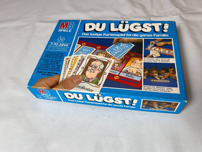 Du lügst! von MB Spiele Familienspiel Brettspiel Kartenspiel 1980 vollständig - Ansicht 8