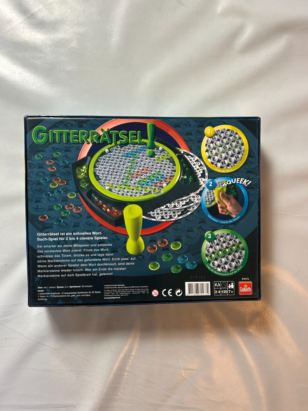 Gitterrätsel Goliath 70473 Brettspiel Gesellschaftsspiel  Vollständig - Ansicht 8