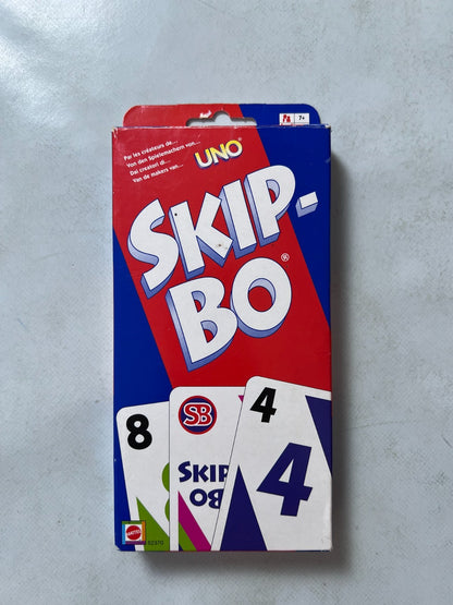 Skip Bo Kartenspiel Mattel blau rote Ausgabe 2003  - vollständig - Ansicht 4