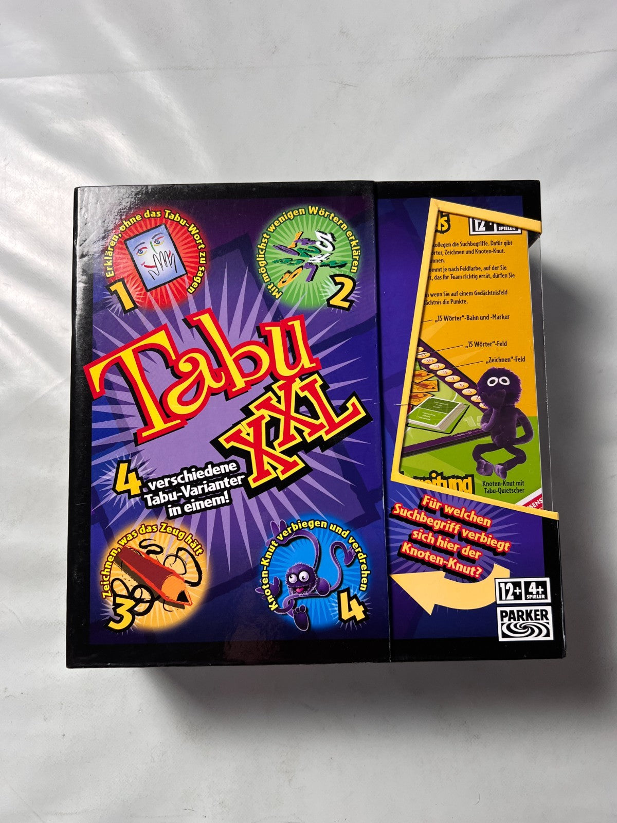 TABU XXL Parker  4 verschiedene TabuVarianten  Vollständig - Ansicht 4
