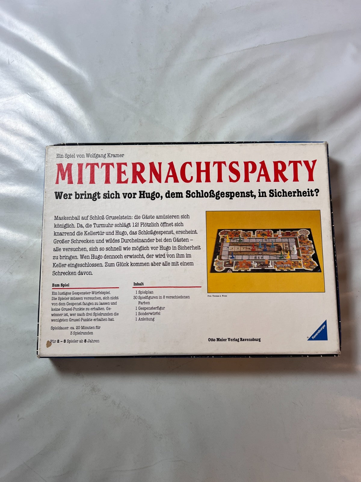 Gesellschaftsspiel  Mitternachtsparty  Ravensburger 1989  Vollständig - Ansicht 10