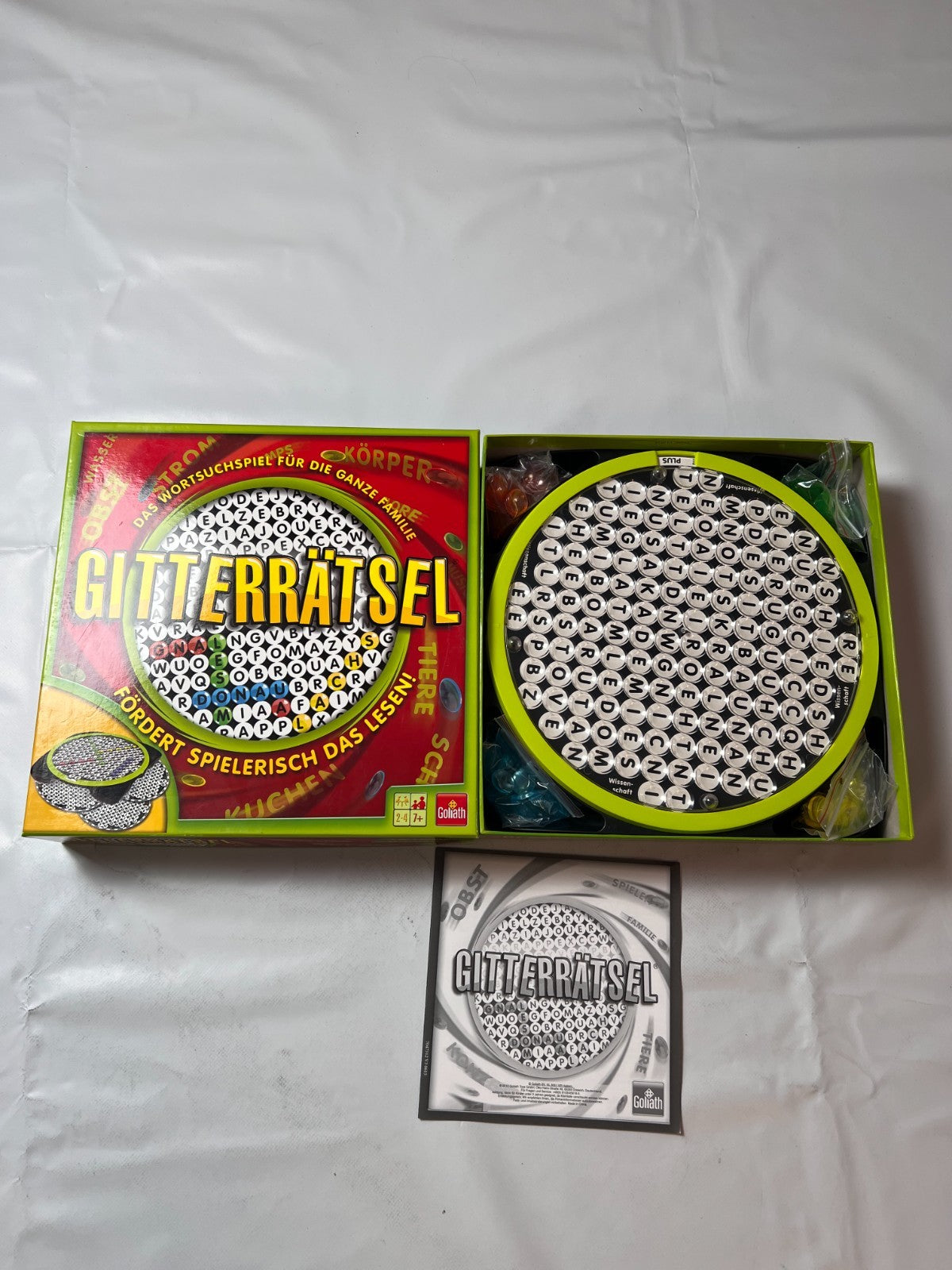 Gitterrätsel Goliath 70473 Brettspiel Gesellschaftsspiel - Vollständig - Ansicht 2