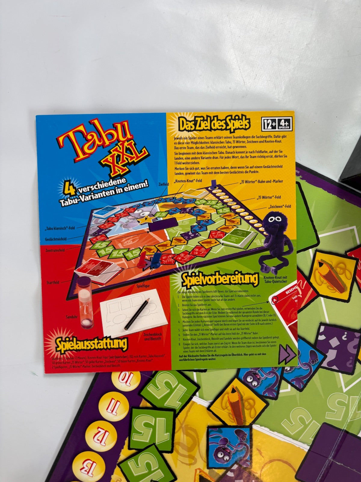 TABU XXL Parker  4 verschiedene TabuVarianten  Vollständig - Ansicht 7