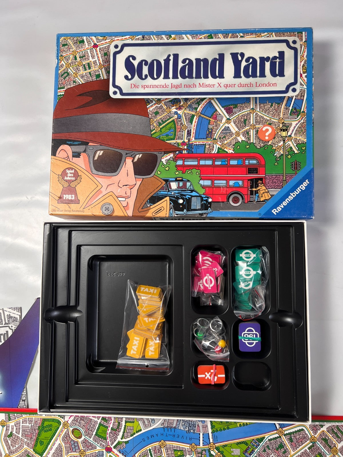Scotland Yard  Brettspiel Ravensburger Spiel des Jahres 83 Retro  Vollständig - Ansicht 3