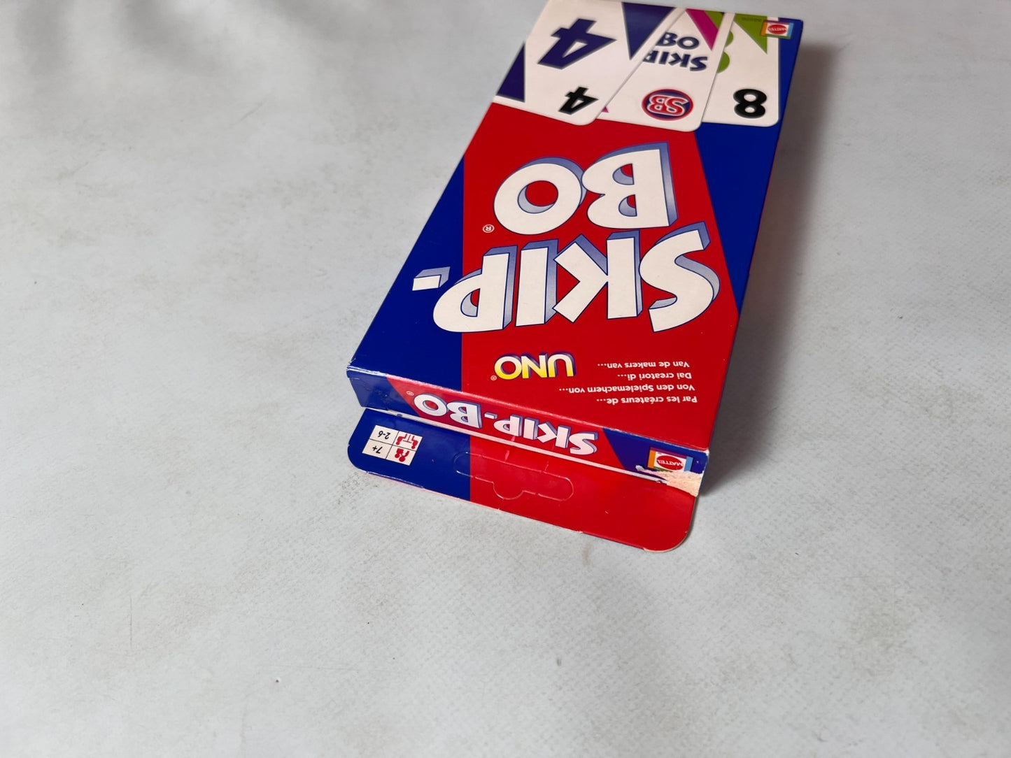 Skip Bo Kartenspiel Mattel blau rote Ausgabe 2003  - vollständig - Ansicht 9