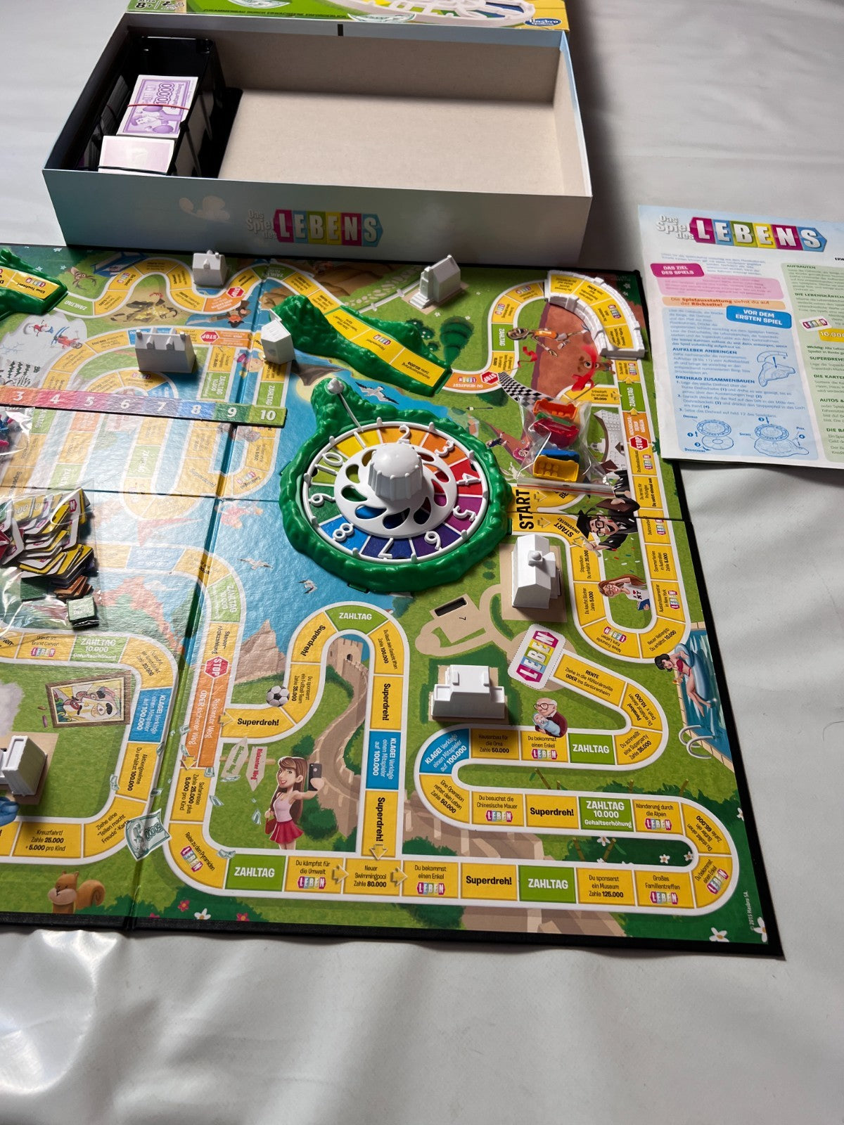 Das Spiel des Lebens Original Hasbro 2015 Brettspiel  Vollständig - Ansicht 6