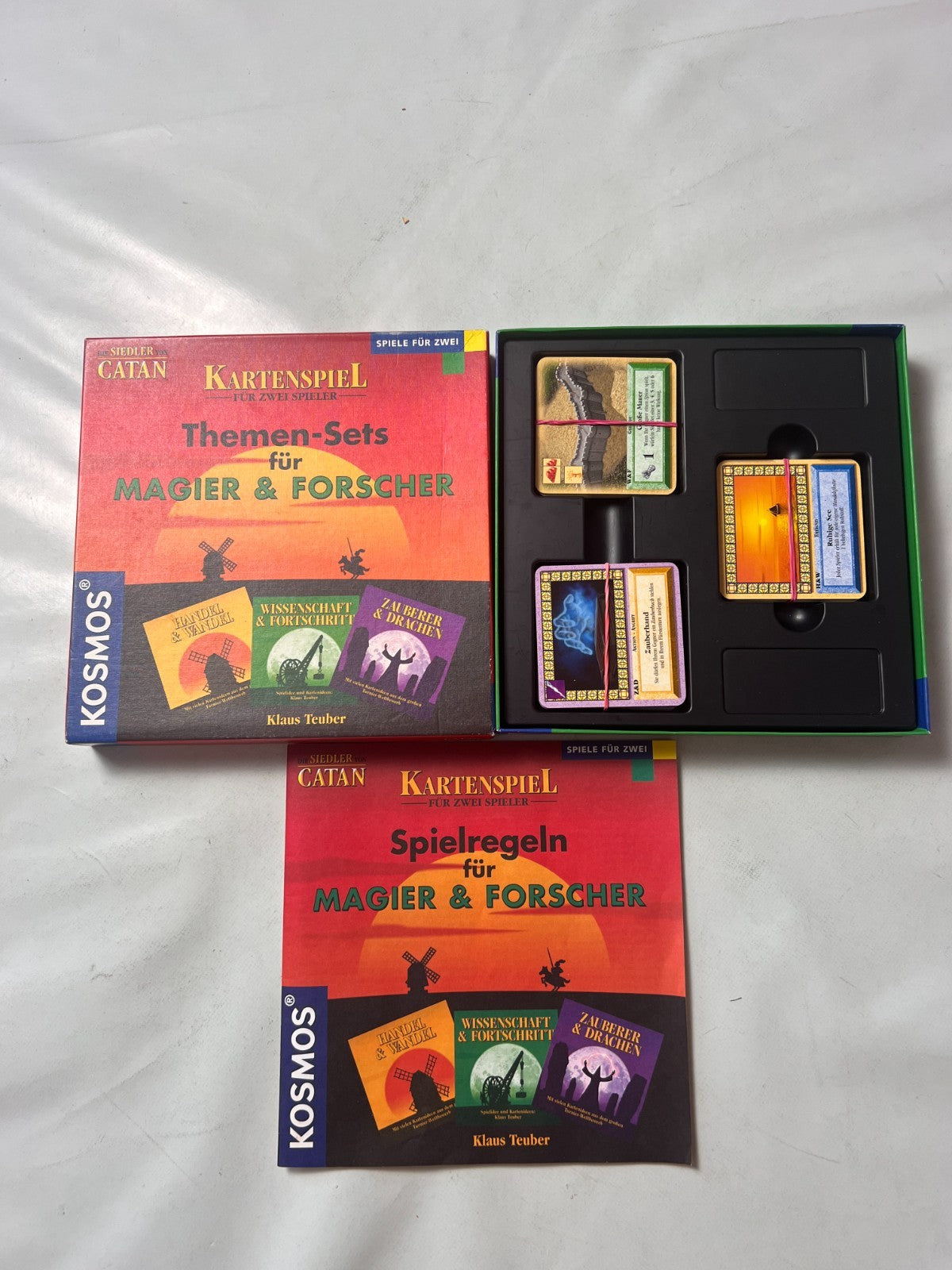 Die Siedler von Catan das Kartenspiel Magier und Forscher Sets  Vollständig - Ansicht 2