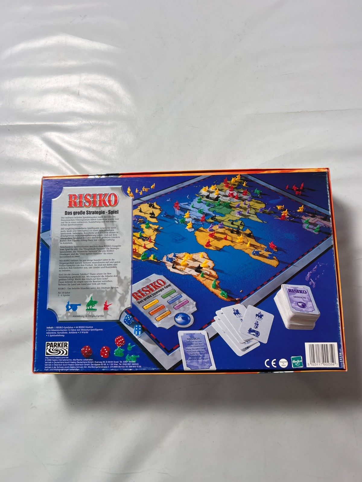 Brettspiel  Risiko  Parker 2000  Vollständig - Ansicht 9