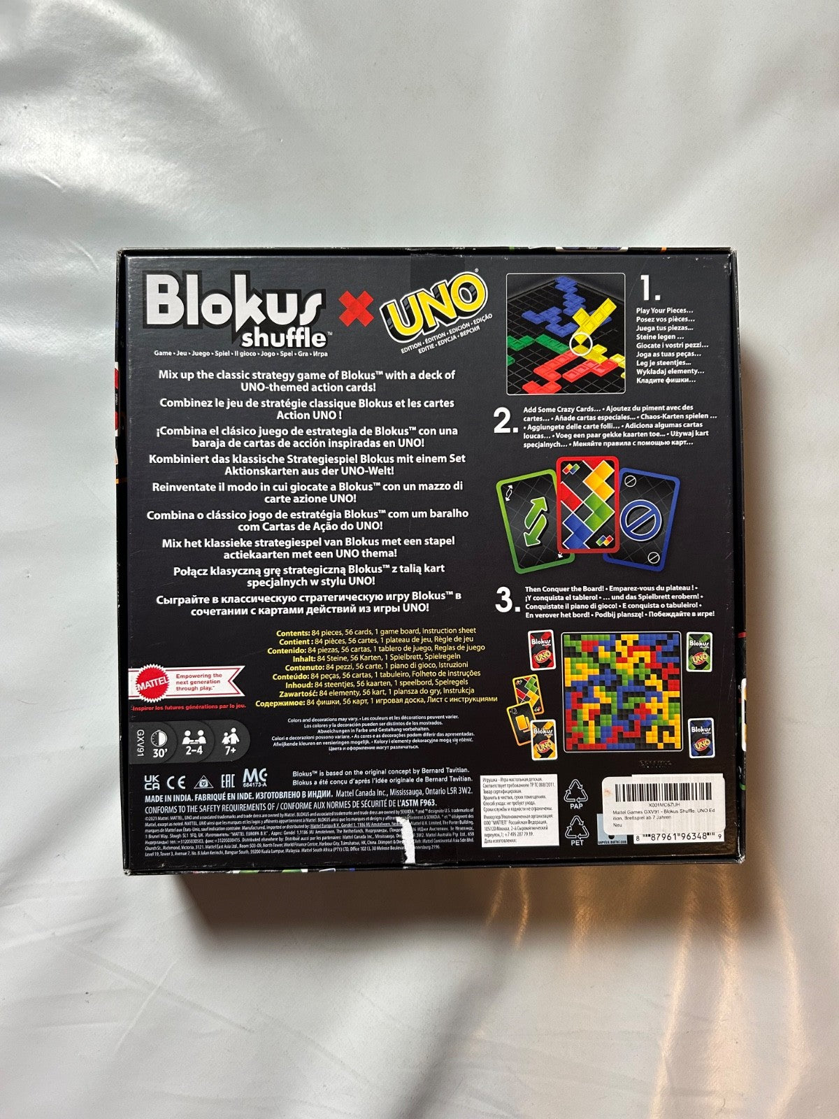 Blokus Shuffle UNO Edition Mattel  - Vollständig - Ansicht 8