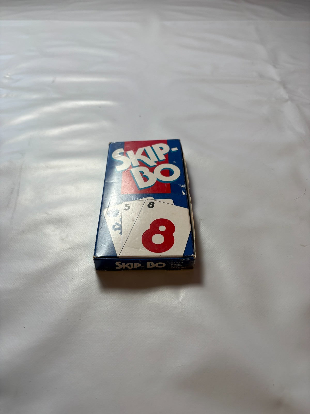 Skip Bo Kartenspiel Mattel blau rote Ausgabe 1992  - vollständig - Ansicht 3