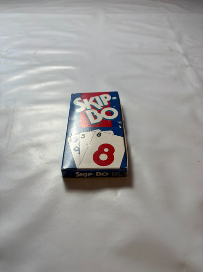 Skip Bo Kartenspiel Mattel blau rote Ausgabe 1992  - vollständig - Ansicht 3